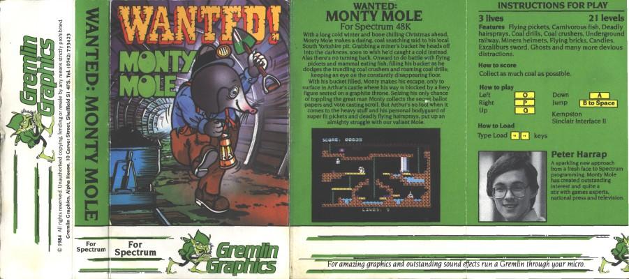 Wanted Monty Mole Game